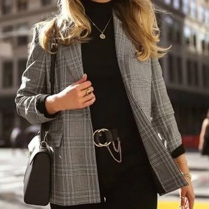 Dylan Gray Plaid Blazer